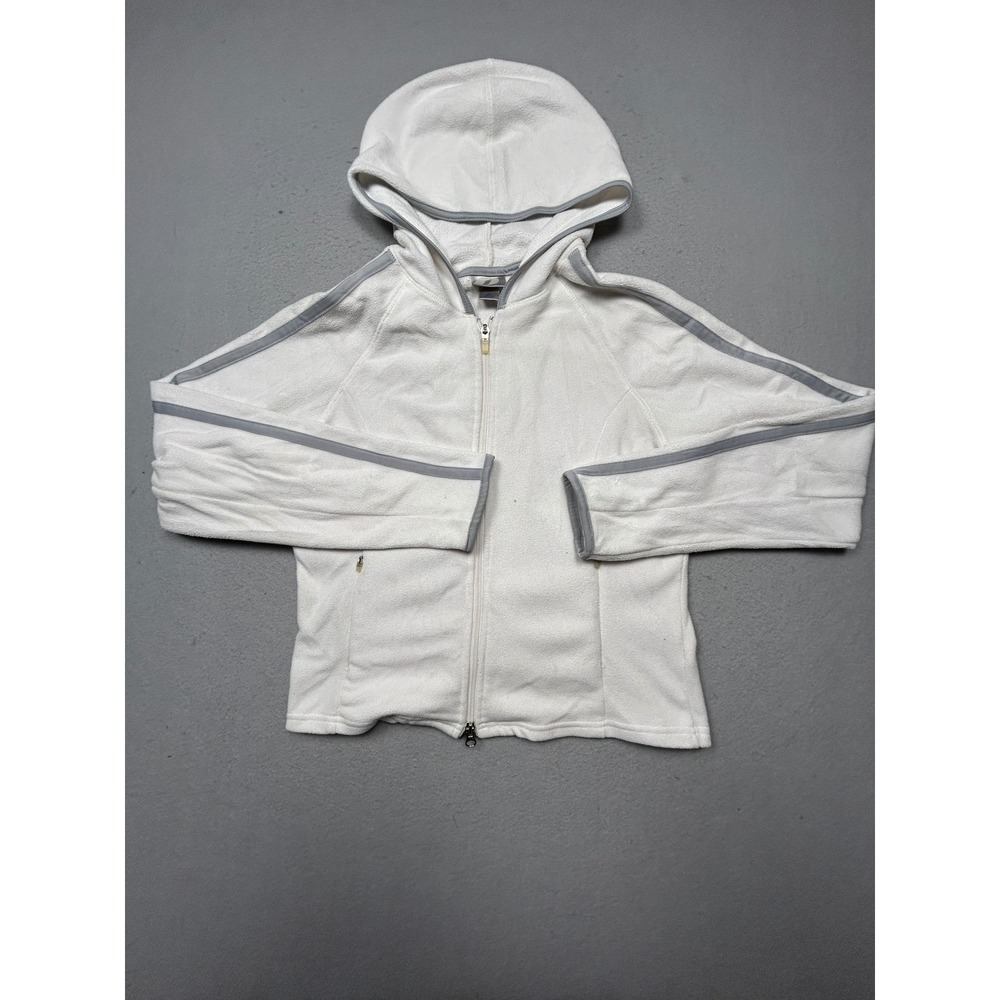Prospirit Hoodie Fleece Polyester White Medium Womens